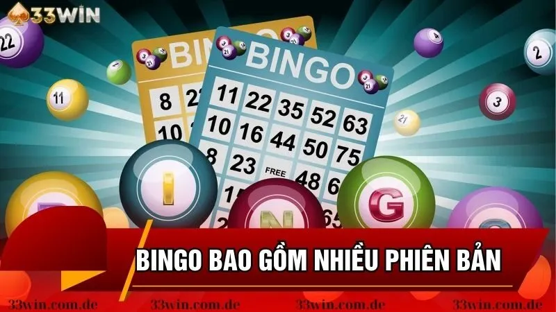 Các loại biến thể của Bingo có cách hoạt động tương tự nhau